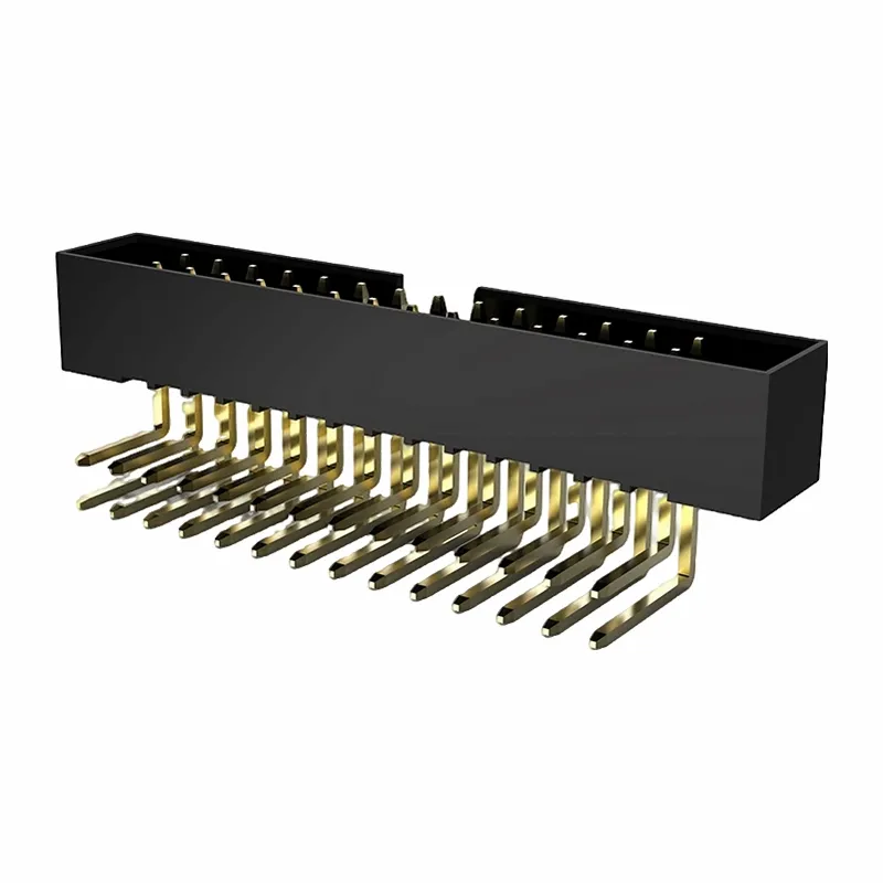 1,27 mm antet cu o cutie dublă a unghiului drept