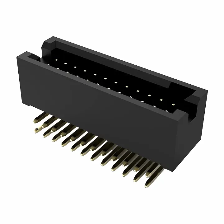 1,27 mm antet row dublu masculin smt