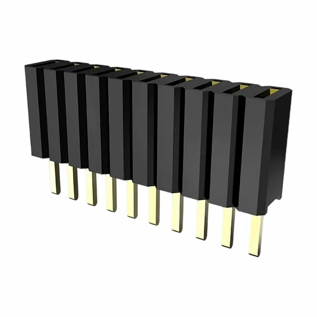 1,27x2.54mm antet feminin cu dublu rând