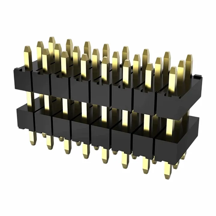 Antet de pin de 2,0 mm trei rânduri drepte