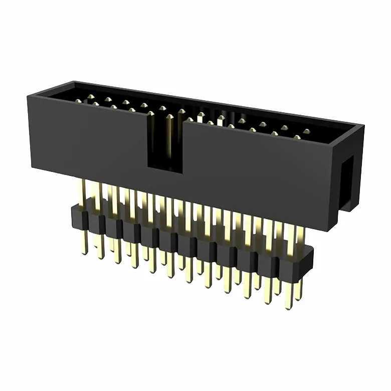 Rândul dublu de 2,54 mm din cutie dublă